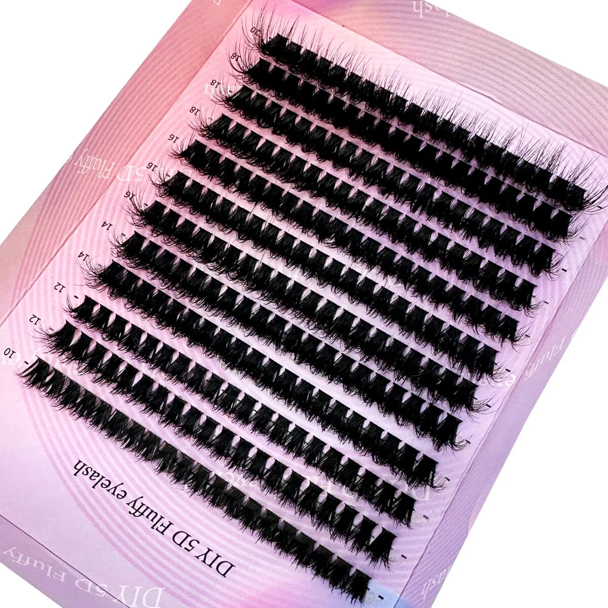 240Ps DIY 5D Fluffy Lash Clust - Eyelash Extension Anime recension och pris