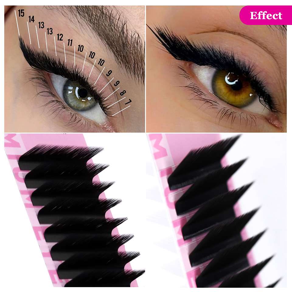Aguud Soft Natural Matte Black - Eyelash Extension Korean recension och pris