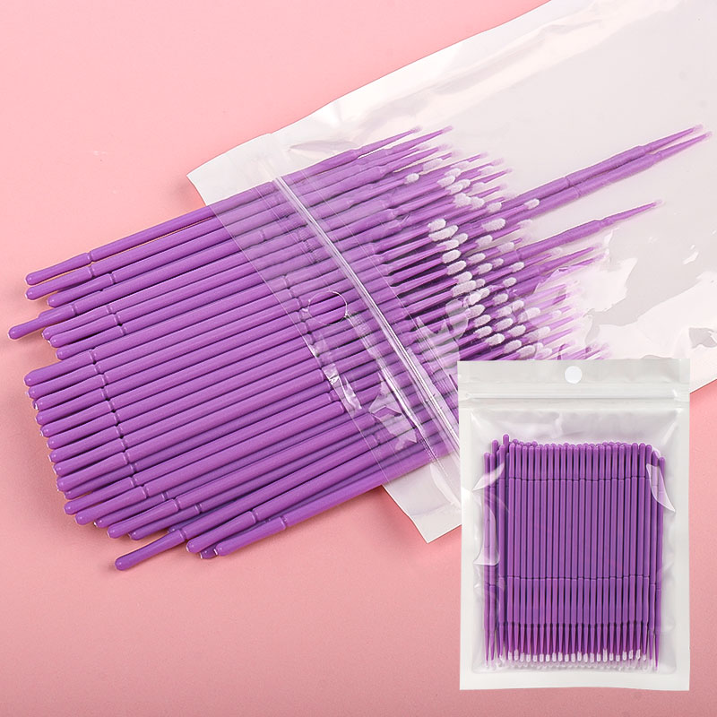 100PCS/Bag Bamboo Eyelash Exte - Eyelash Extension Cleaning recension och pris