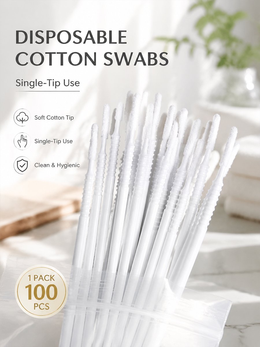 Disposable Long Cotton Swabs E - Eyelash Extension Cleaning recension och pris