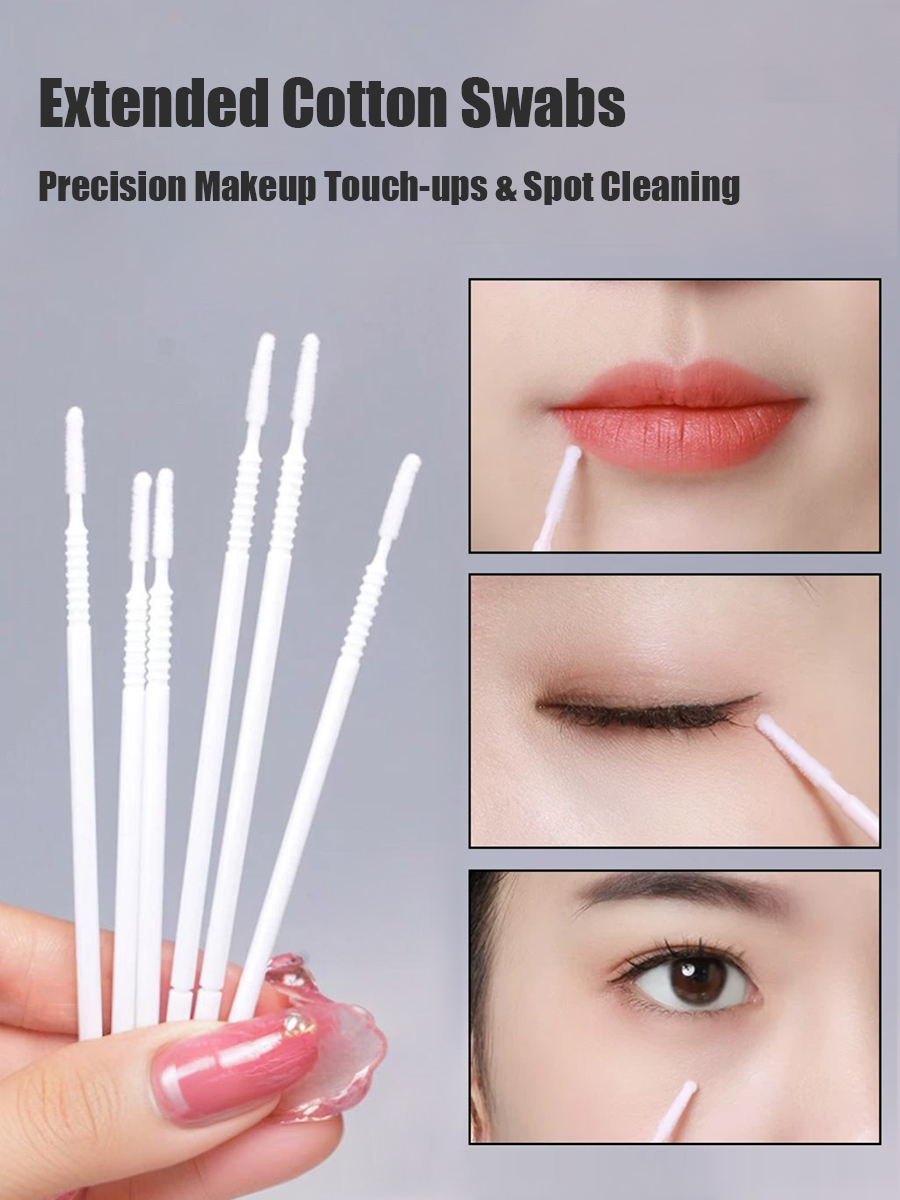 Disposable Long Cotton Swabs E - Eyelash Extension Cleaning recension och pris