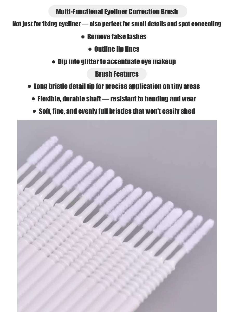 Disposable Long Cotton Swabs E - Eyelash Extension Cleaning recension och pris