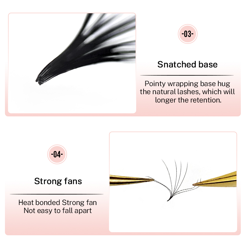 500 Premade Loose Lashes Pro M - Eyelash Extension Anime recension och pris