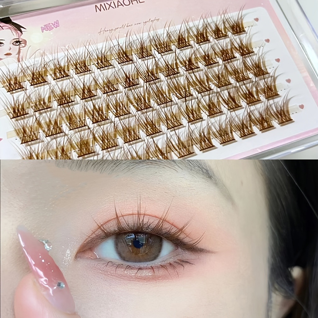 Mixiaohe Colorful Eyelashes 60 - Eyelash Extension Anime recension och pris