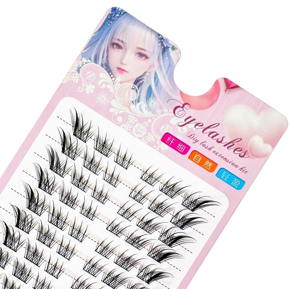 3D Cat Eye Clusters Lashes Nat - Eyelash Extension Anime recension och pris