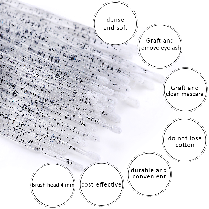 Free shipping Microbrush for e - Eyelash Extension Cleaning recension och pris